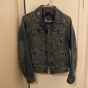 Tommy Hilfiger distressed denim jacket